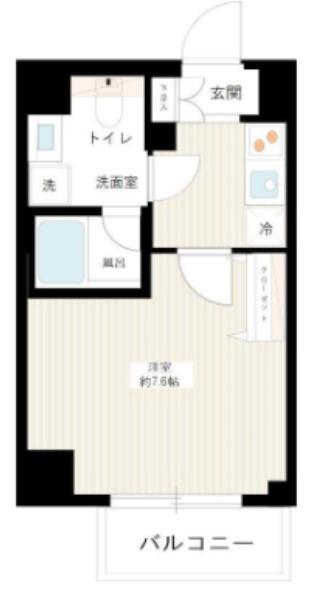 REALAZE蒲田Ⅲ（403） 間取り図画像