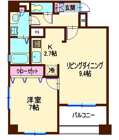 クリオ戸越銀座弐番館（901） 間取り図画像