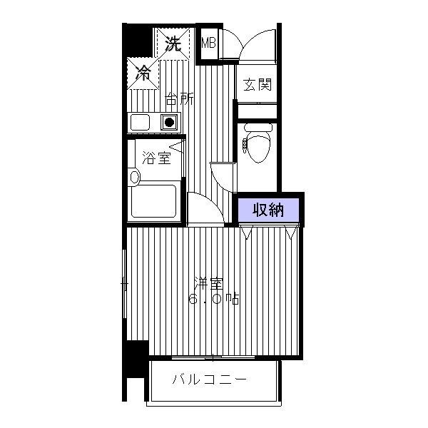 ＣｒｅｓｔＫｏｙａｍａ（301） 間取り図画像