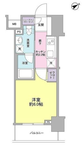 サンピエス大森（302） 間取り図画像