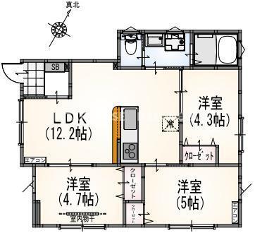 ウエルストン池上（101） 間取り図画像