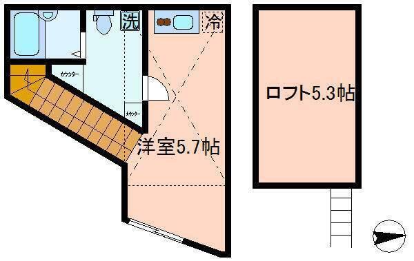 スカイスクエア西馬込 間取り図画像