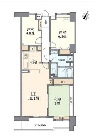 コア・スターレ西大井（717） 間取り図画像