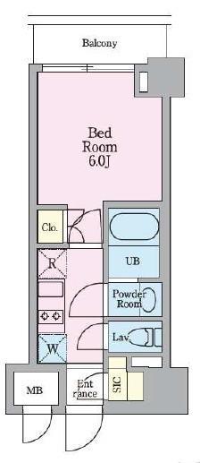品川区平塚マンション 間取り図画像