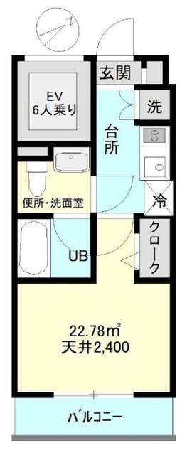 レジェンド南品川（303） 間取り図画像