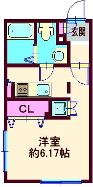 品川区西大井マンション 間取り図画像