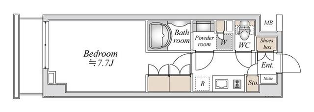 リテラス馬込（307） 間取り図画像