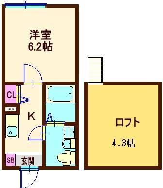 フォルトゥーナ（105） 間取り図画像