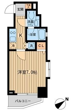 ＫＤＸレジデンス雪谷大塚（208） 間取り図画像