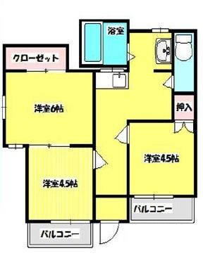 ストークヤマザキ（102） 間取り図画像