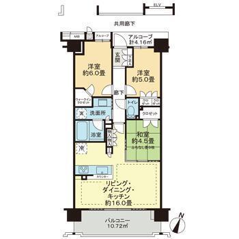 ドレッセ西馬込 間取り図画像