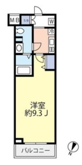 大田区仲池上マンション 間取り図画像