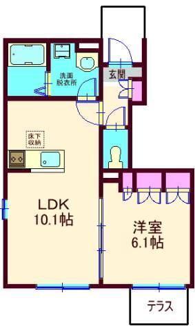 エトワール（101） 間取り図画像