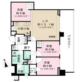 ヴィークステージ南馬込桜並木通り（803） 間取り図画像