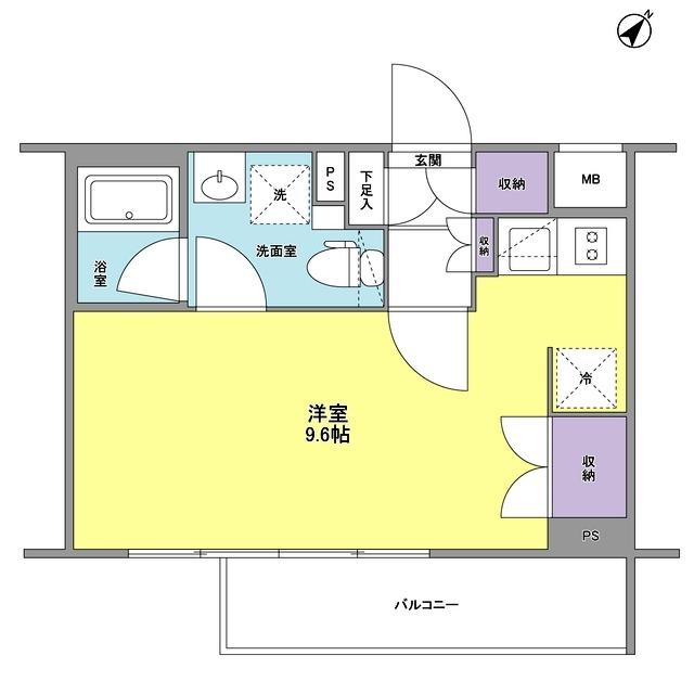 スタイリオ中延Ⅱウエスト 間取り図画像