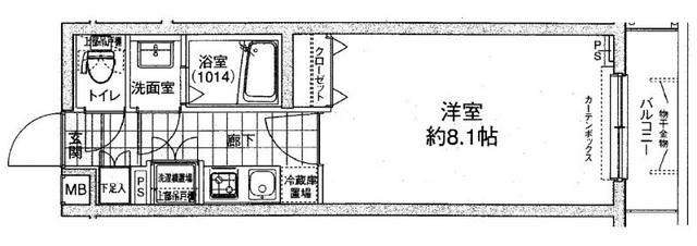 ドルチェ目黒WEST（204） 間取り図画像