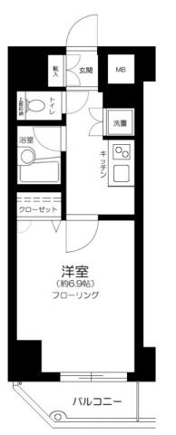 リクレイシア蒲田 間取り図画像
