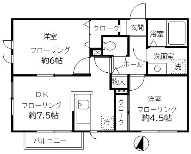 グレイス久が原（101） 間取り図画像