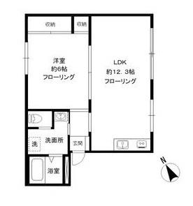 メゾン・ドゥ南馬込（102） 間取り図画像