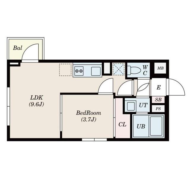 LOTUS TOGOSHIGINZA（304） 間取り図画像