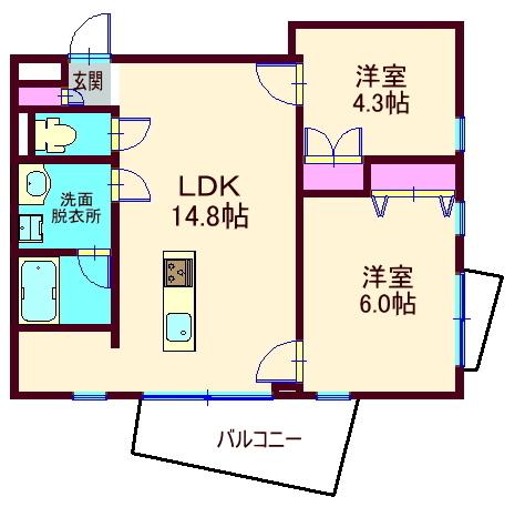 リラドエテ 間取り図画像