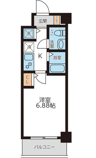メゾン西馬込（303） 間取り図画像