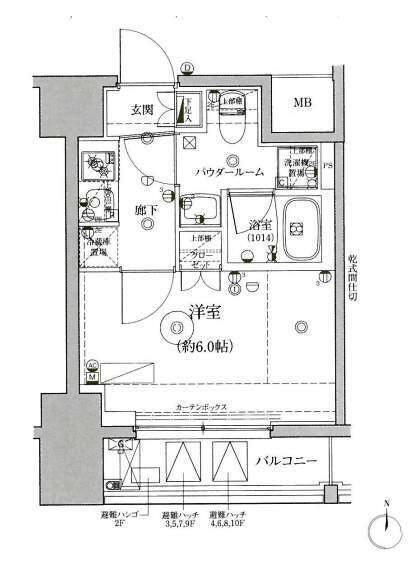 RELUXIA品川西大井（403） 間取り図画像