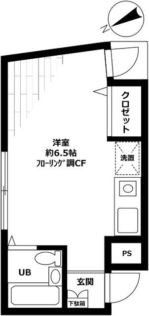 ホワイトシェル馬込Ⅱ 間取り図画像