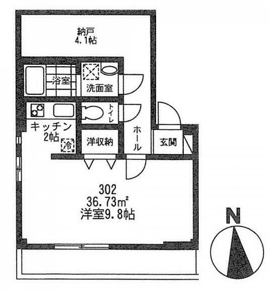 プランドボナール（302） 間取り図画像