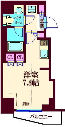 プライムアーバン品川中延（903） 間取り図画像