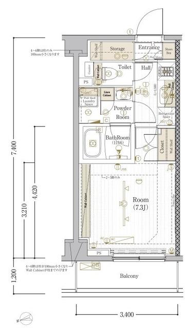 ブライズ西大井ＤＵＥ（207） 間取り図画像
