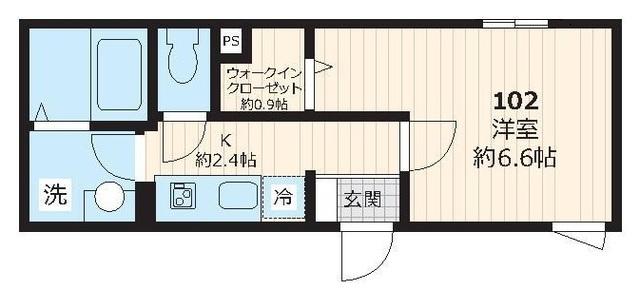カーサ　ローレル（102） 間取り図画像