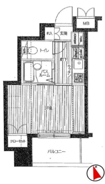 トーシンフェニックス目黒不動前（802） 間取り図画像