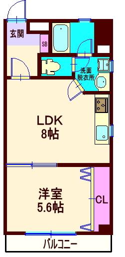 エンジェルス守屋（207） 間取り図画像