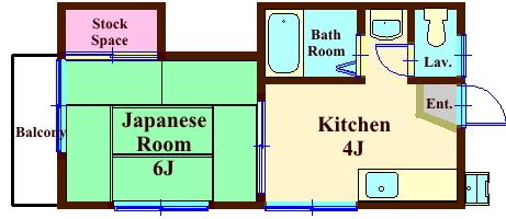 品川区西大井アパート 間取り図画像