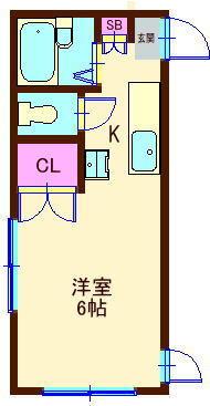 品川区豊町アパート 間取り図画像
