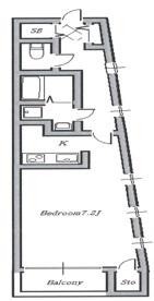 上池台ゼルコバマンション（404） 間取り図画像