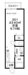 セゾン　ド　西大井（301） 間取り図画像