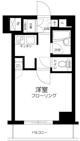 ルーブル中延弐番館（207） 間取り図画像
