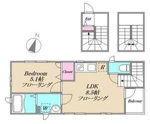 Ｒ＆Ｌ 間取り図画像