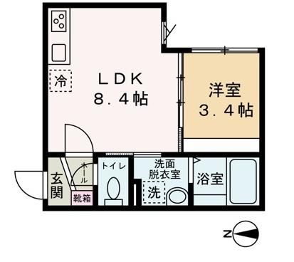 コスタリブロ中延（102） 間取り図画像