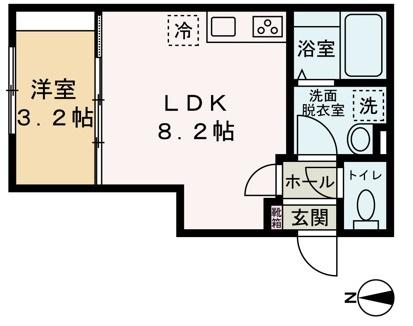 コスタリブロ中延（301） 間取り図画像