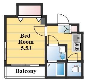 中村ビル（403） 間取り図画像