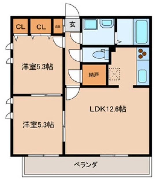アロッジオK（212） 間取り図画像