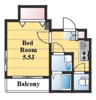 品川区平塚マンション 間取り図画像