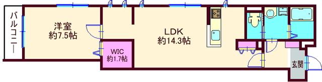 エリタージュ品川 間取り図画像