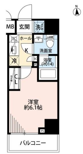 プレール・ドゥーク品川旗の台 間取り図画像