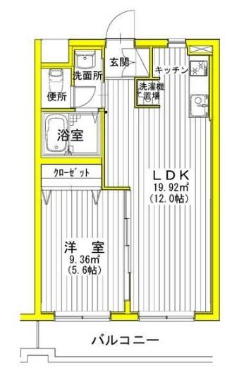 カスタニーハウス上池台 間取り図画像