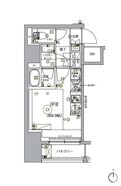 RELUXIA品川西大井（301） 間取り図画像
