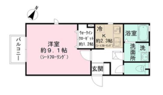 カサ・ヒラソル（101） 間取り図画像